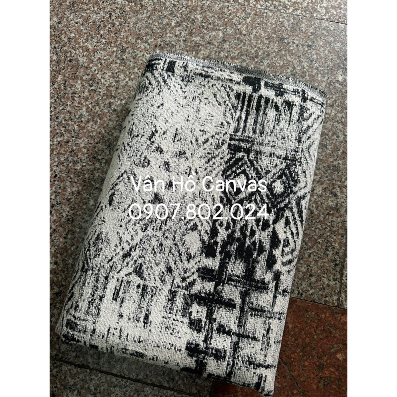 Vải canvas may túi tote