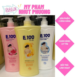 Sữa Tắm E100 Trắng Mịn Màng 1.2 Lít
