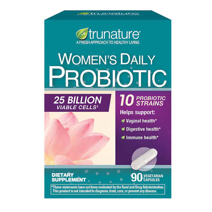 Men vi sinh cho phụ nữ Trunature Women’s Daily Probiotic 90 Capsules