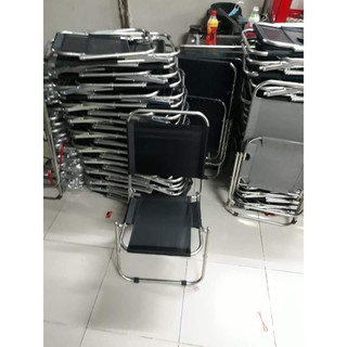 Ghế xếp inox lưng thấp, ghế ngồi câu cá, quán cafe