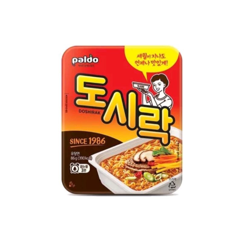 Paldo) Mì Dosirak Hàn Quốc Dạng hộp 86g