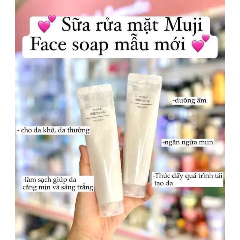 SỬA RỬA MẶT MUJI NHẬT BẢN