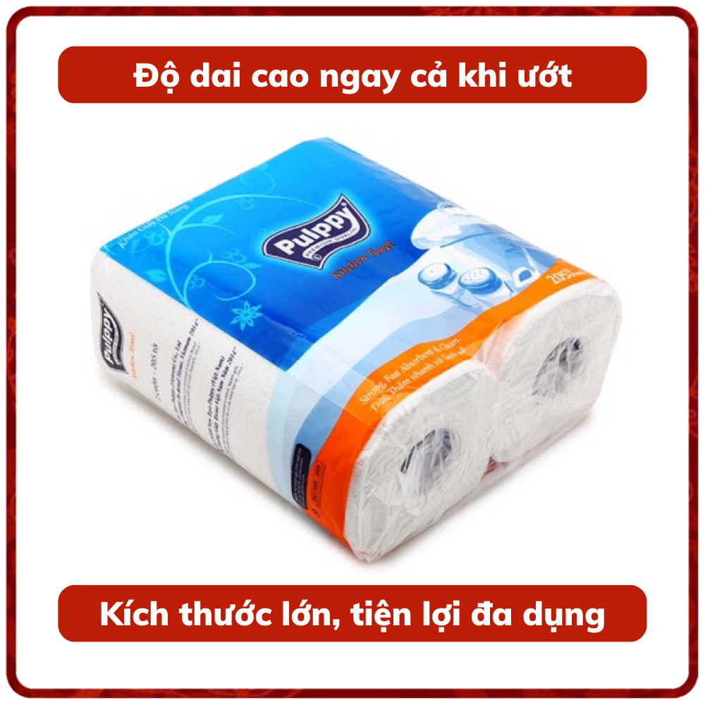 Giấy Đa Năng Pulppy Bếp X2 Cuộn