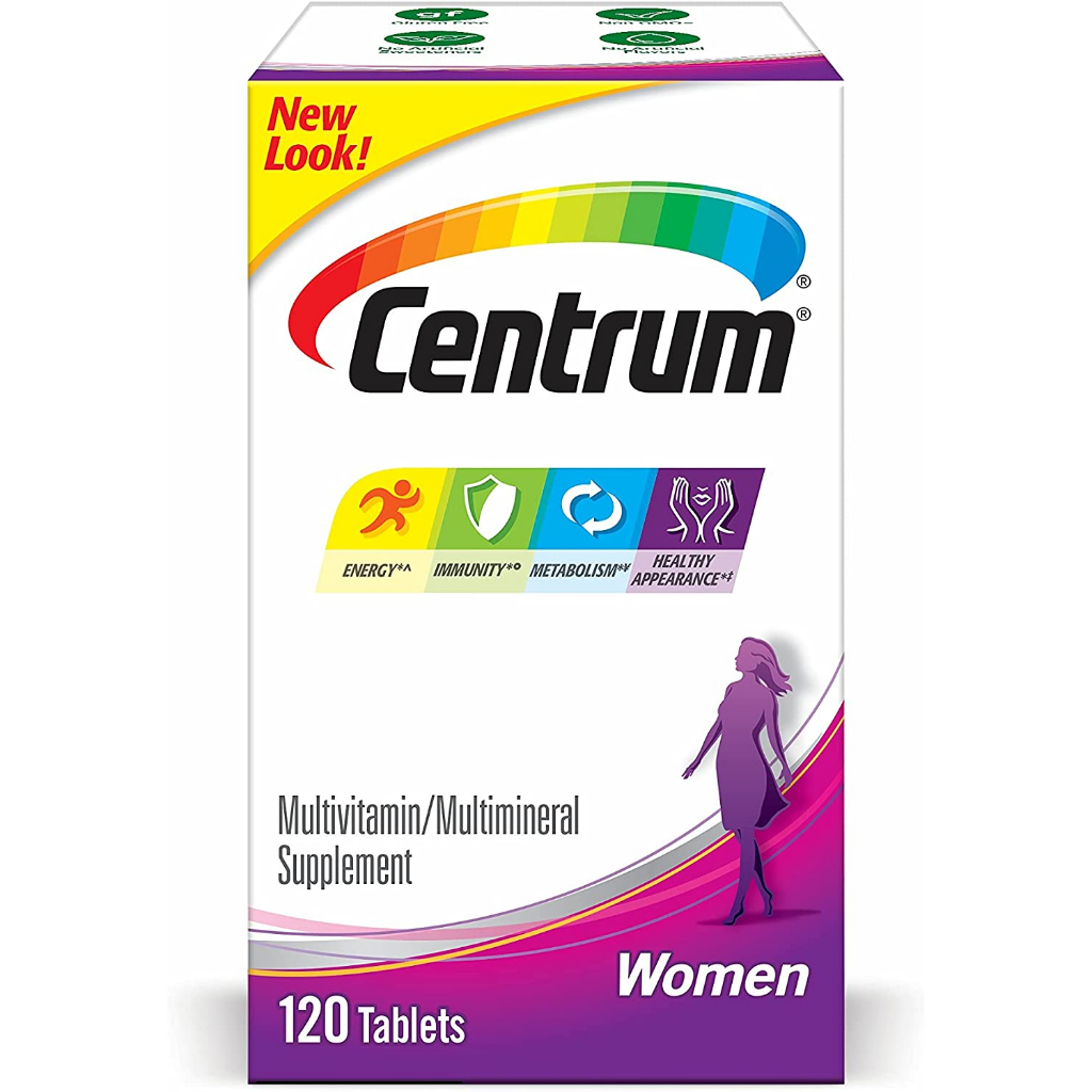 Viên Uống Bổ Sung Vitamin Tổng Hợp Centrum Multivitamin for Men for Women trên và dưới 50 tuổi