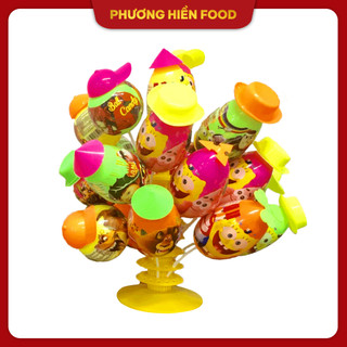[Kẹo đồ chơi trẻ em]  Kẹo Trứng Gà cắm Mũ Trái Cây POPOP 10g