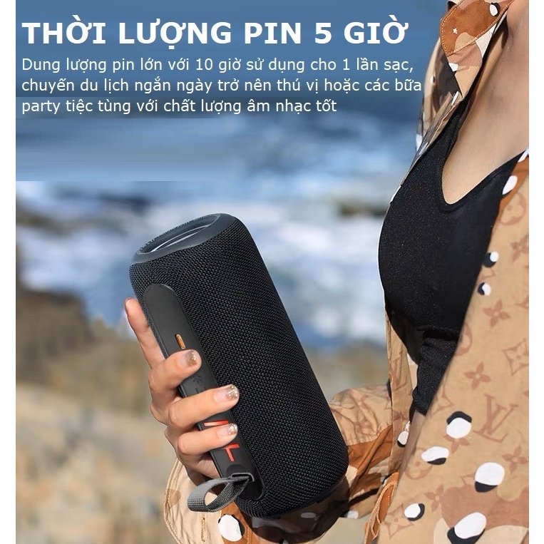Loa Bluetooth không dây Natuso L12 nghe nhạc siêu bass âm thanh HIFI hỗ trợ USB thẻ nhớ TF cổng 3.5mm