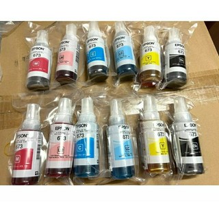 Bộ 6 màu Mực 673 - màu nước cho máy epson L800/ L805/ L1800.....( 70ml )