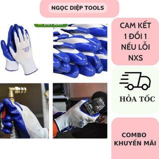 Găng tay chống dầu mỡ 1 bịch 12 đôi