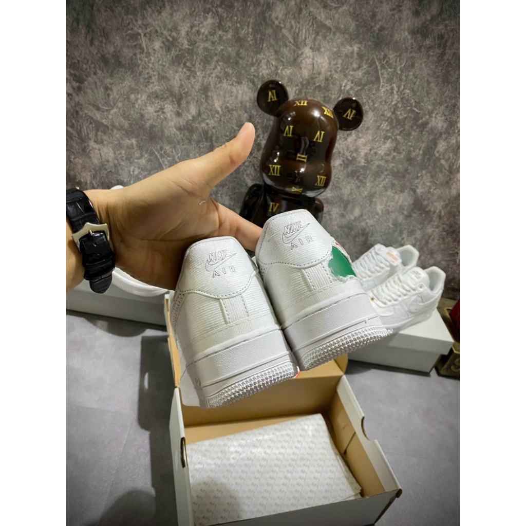 Giày thể thao Ni.ke Air Force 1 Tear Away bản vải xé hot 2023, Giày Sneaker Af1 7 màu tự xé bản chuẩn Sc full phụ kiện