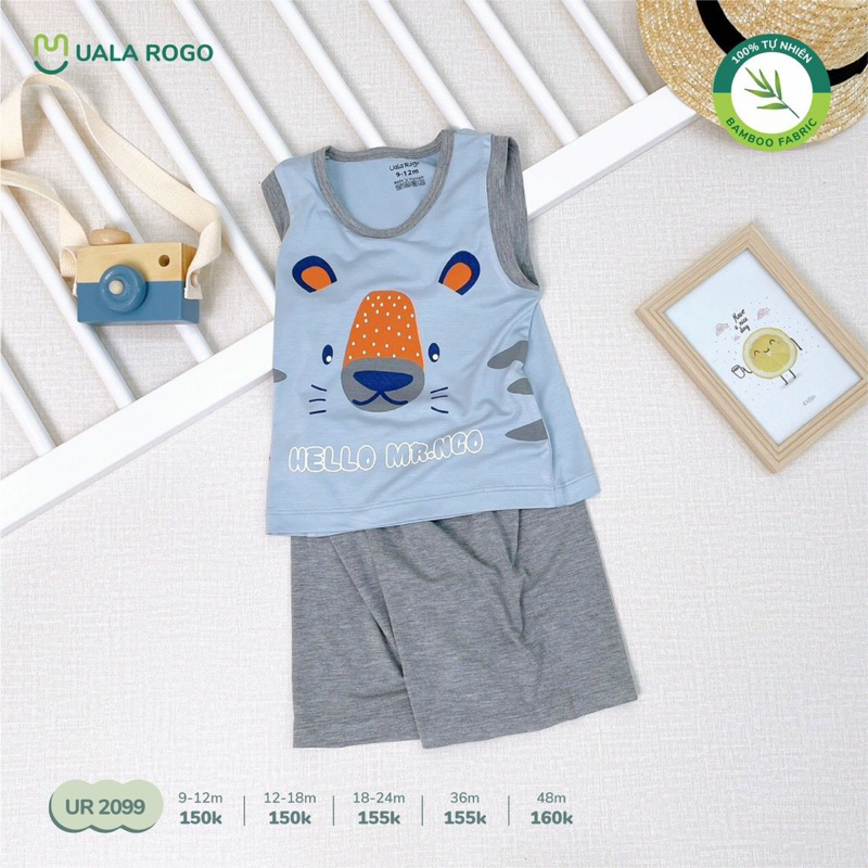 Bộ sát nách uala rogo bé trai bé gái