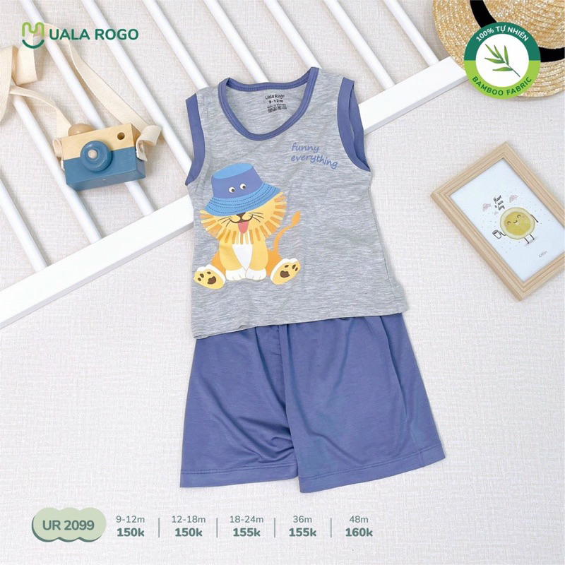 Bộ sát nách uala rogo bé trai bé gái