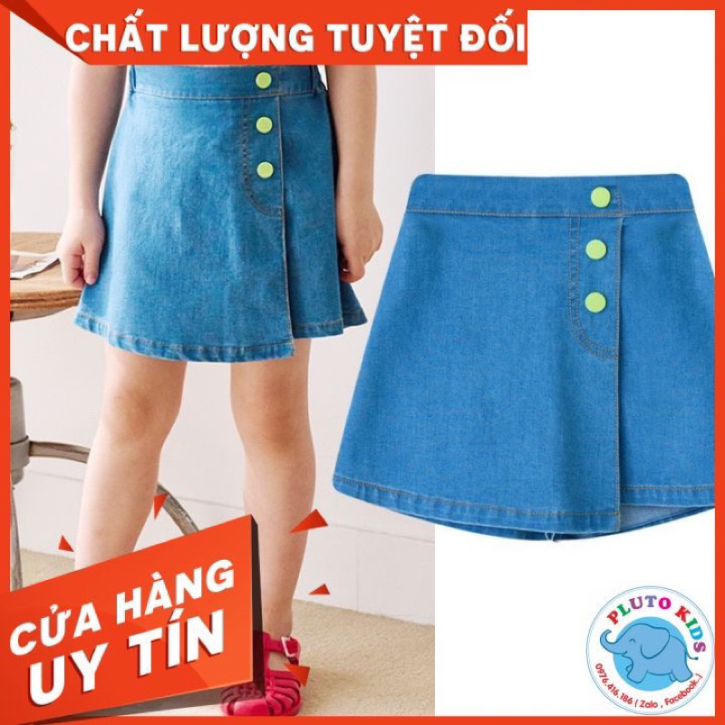 Quần jeans giả váy bebezoo cực xinh cho bé gái