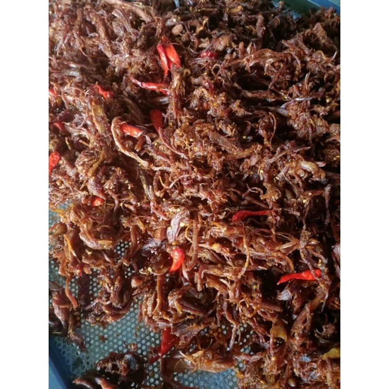 Khô gà cháy tỏi nhà làm ngon cực phẩm 500g - 129k