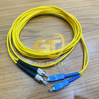 Dây nhảy quang singlemode SC-ST sợi đôi Duplex phi 3.0mm