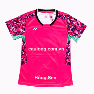 Áo cầu lông nữ cổ tròn yonex 6578b hồng