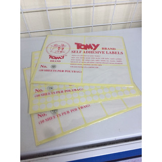 Nhãn dán Decal Tomy A5 (Full Size)