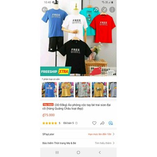 {40-60kg} Áo phông cộc tay bé trai (hàng bán shop, 100% cotton)