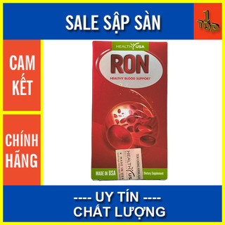 Viên uống RON Healthy Blood Support - Bổ sung sắt và Acid Folic, chống thiếu máu Hộp 30 viên - Top1pharmacy