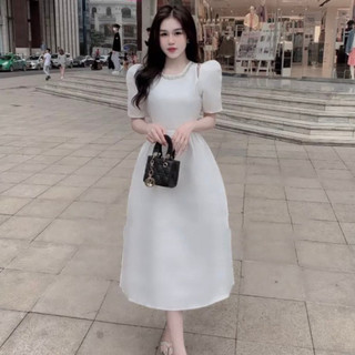 Váy nữ sang chảnh váy tiểu thư thiết kế  dáng công sở Minaca V139