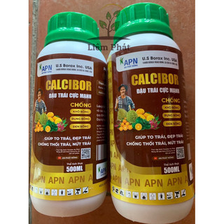 1 chai Calcibor 500ml của An Phát nông chống khô bông, rụng bông