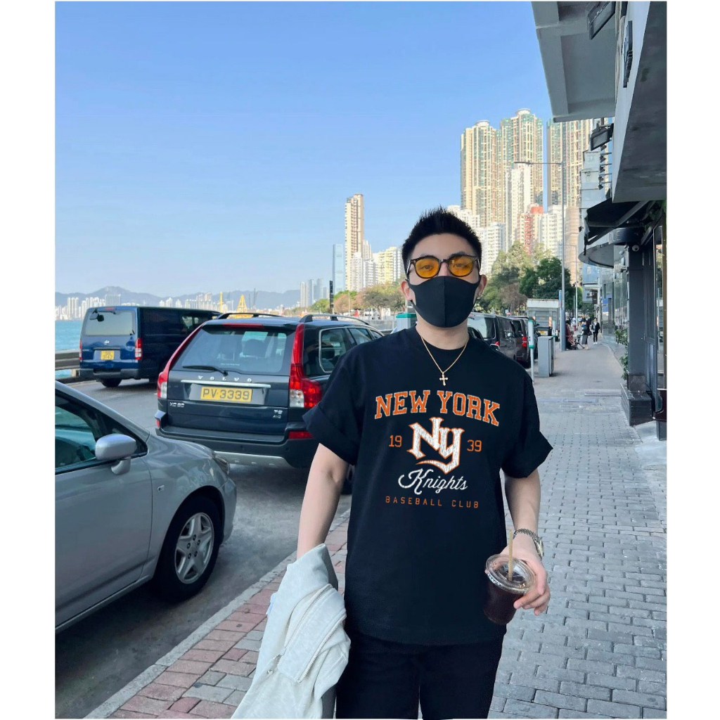 Bộ Thể Thao Nam Hè Cổ Tròn LOGO Lưới Nổi JODDAN & NYY Cao Cấp, Chất Liệu Cotton Khô Mềm Mịn Thấm Hút Tốt