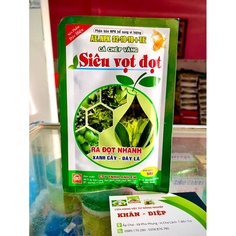 Siêu vọt đọt 32-10-10+te cho cây trồng
