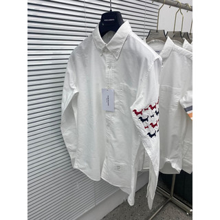 Áo sơ mi - Thom Browne - Oxford thêu chó