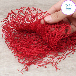 Mớ rửa chén bát dạng lưới đỏ tạo bọt kháng khuẩn
