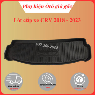 Lót cốp xe Honda CRV 2018 - 2023 nhựa dẻo cao cấp, không mùi, dễ dàng lau rửa