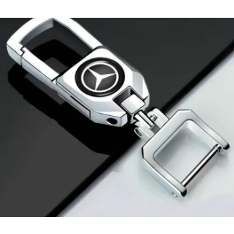 Ốp khóa xe titan mặt da chìa khoá xe các loại MERCEDES : C200,E200, C250, C350, C450-  ốp khóa viền kim loại