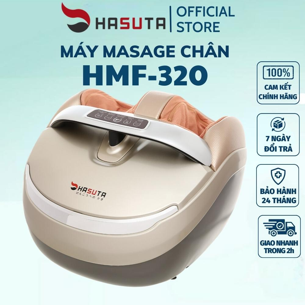 Máy massage chân Hasuta HMF 320, màn hình cảm ứng, 12 túi khí, nhiều chế độ massage - Bảo hành 24 tháng