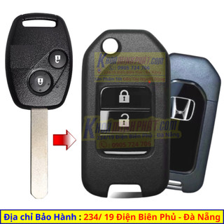 Vỏ chìa khóa nâng cấp xe Honda Civic, CRV, Accord, City V32