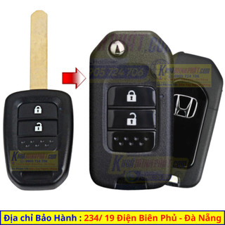 Vỏ Độ gập Chìa khoá Honda Brio, City mẫu V33