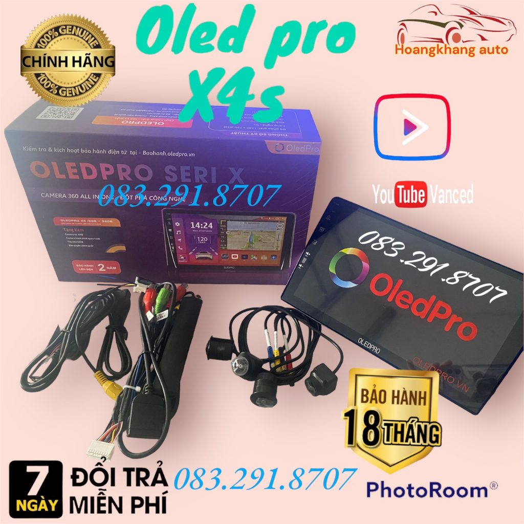 MÀN HÌNH OLEDPRO X4 và x4s CAMERA 360 RAM 3-32GB TÍCH HỢP CAMERA 360