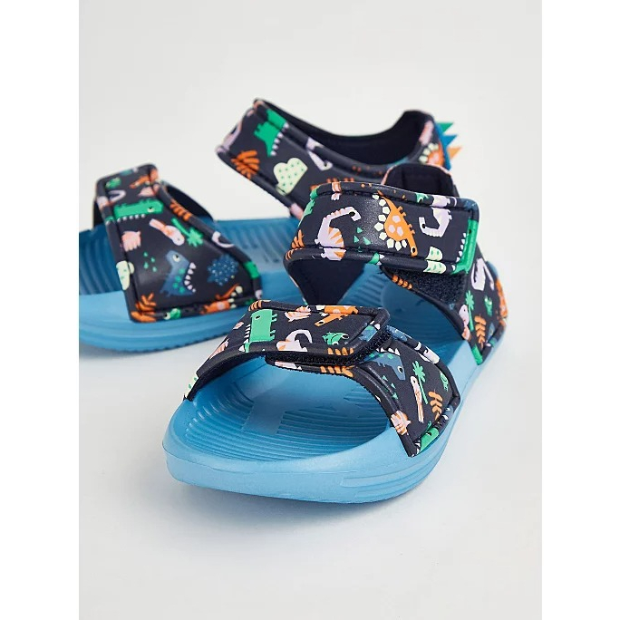 Dép xốp Sandal siêu nhẹ khủng long/ hồng/ trắng/ cá xanh /navy/ báo George _authentic UK