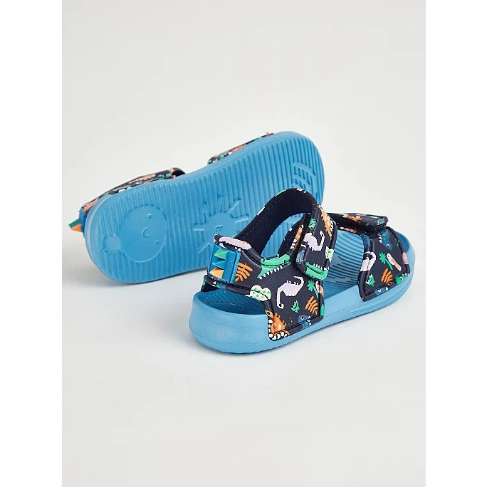 Dép xốp Sandal siêu nhẹ khủng long/ hồng/ trắng/ cá xanh /navy/ báo George _authentic UK