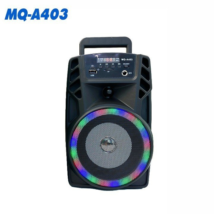 Loa Bluetooth mini Vinetteam MQ-A403 Tặng Kèm Mic Loa Kẹo Kéo Hát Karaoke Có Đài FM , thẻ nhớ, USB -dc5047