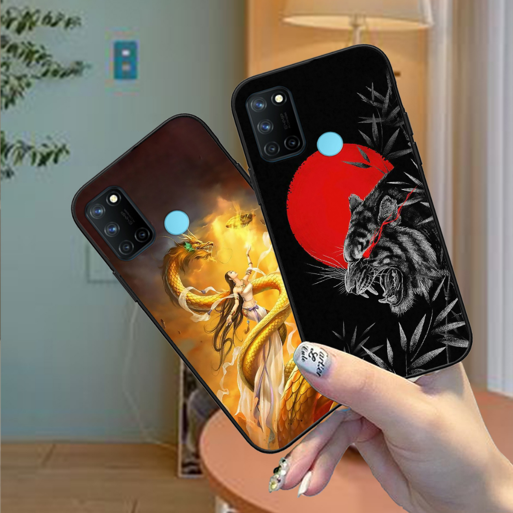 Ốp Realme C17 , 7i in hình rồng long phượng hổ báo bọ cạp cá chép