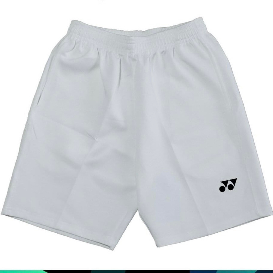 Áo cầu lông Yonex nam nữ trắng đơn giản size S M L XL XXL
