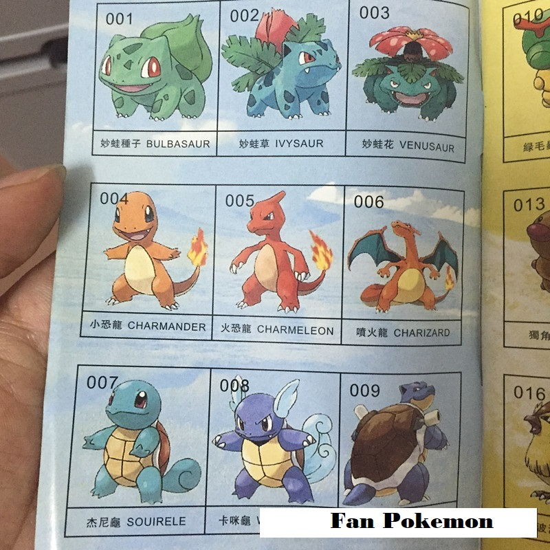 Pokedex Đồ chơi Pokemon gần 500 loài dữ liệu bửu bối thần kỳ 2100 1