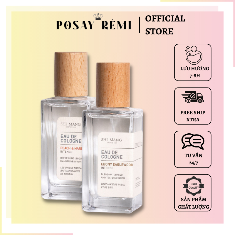 Nước Hoa Nội Địa Trung Shimang Bản Cao Cấp, Nước Hoa Unisex Nắp Gỗ 50Ml - Posay Rémi