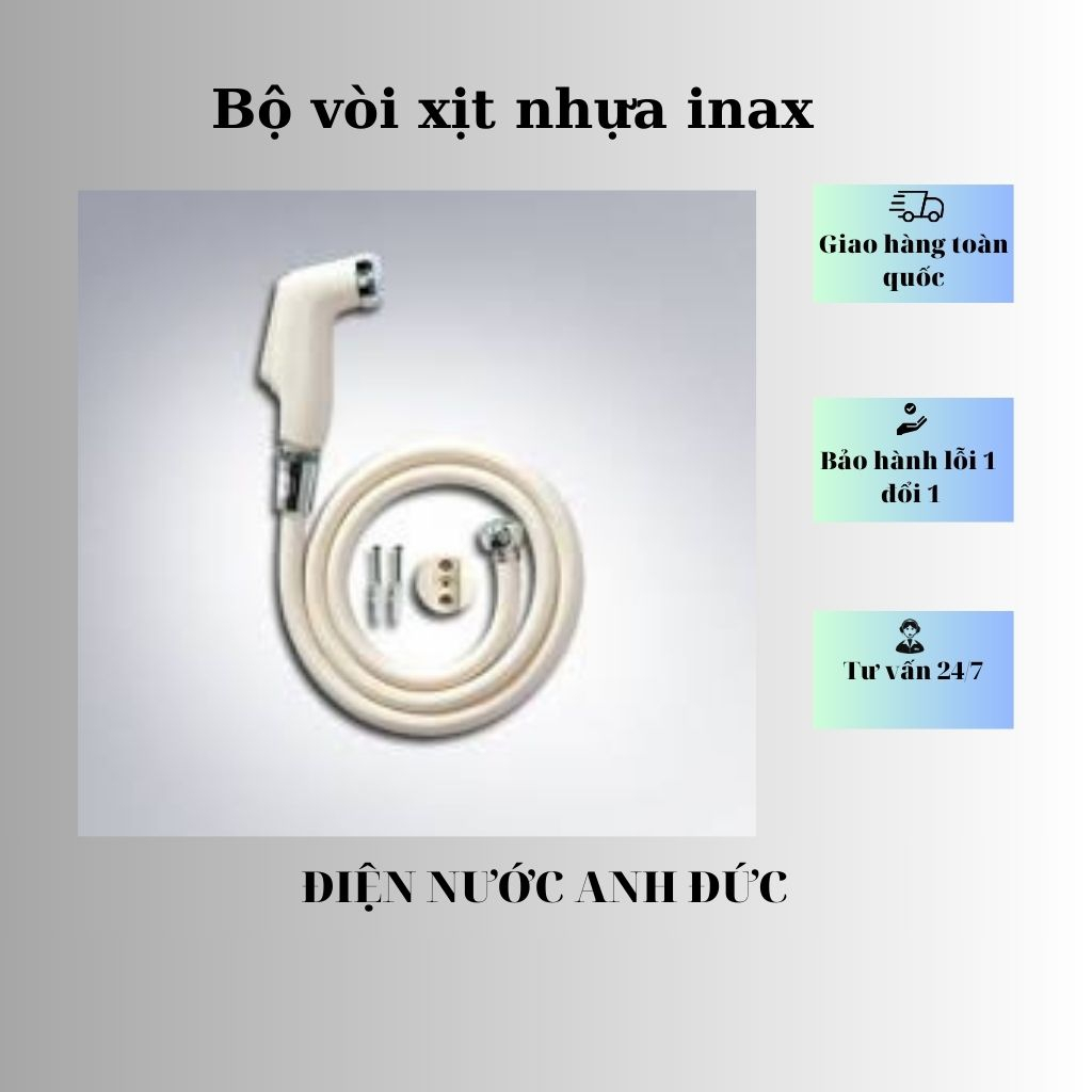 Bộ vòi xịt vệ sinh inax nhựa cao cấp