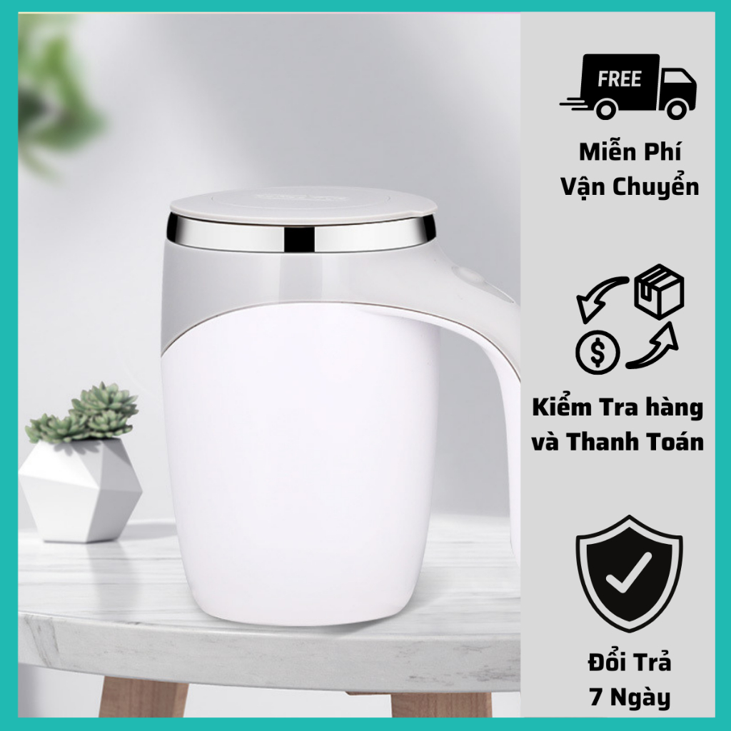 Cốc khuấy tự động - bản không dùng pin ( có thể sạc và dùng lại )