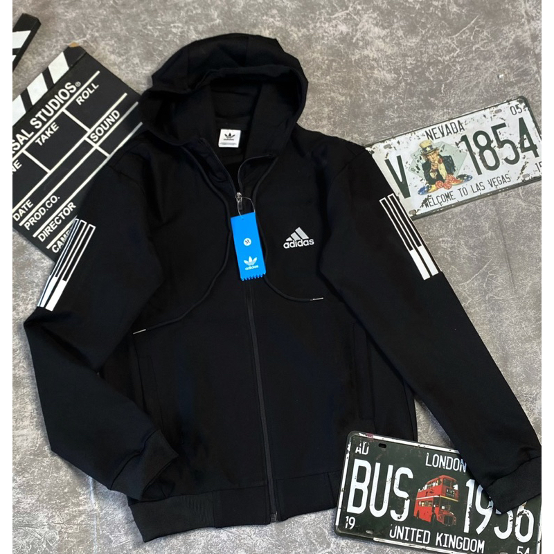 Áo Khoác Thể Thao Nam Nữ N I K E Màu Đen Chất Thun Umi Dày Cao Cấp, Vải Mềm Mịn, Có Bo Thun, Có Mũ Trùm Chống Nắng DMEN