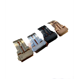 GIÁ ĐỘC NHẤT Khoá dây đồng hồ H.U.B.L.OT nam nữ ,màu trắng, vàng hồng, đen đủ size 18-20-22 khoá kim loại cao cấp (KHBL)
