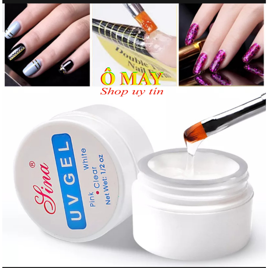 Gel đắp móng, đắp ẩn hoa sina hộp to trang trí móng làm nail mi Shop Ô MAY OMAYVN
