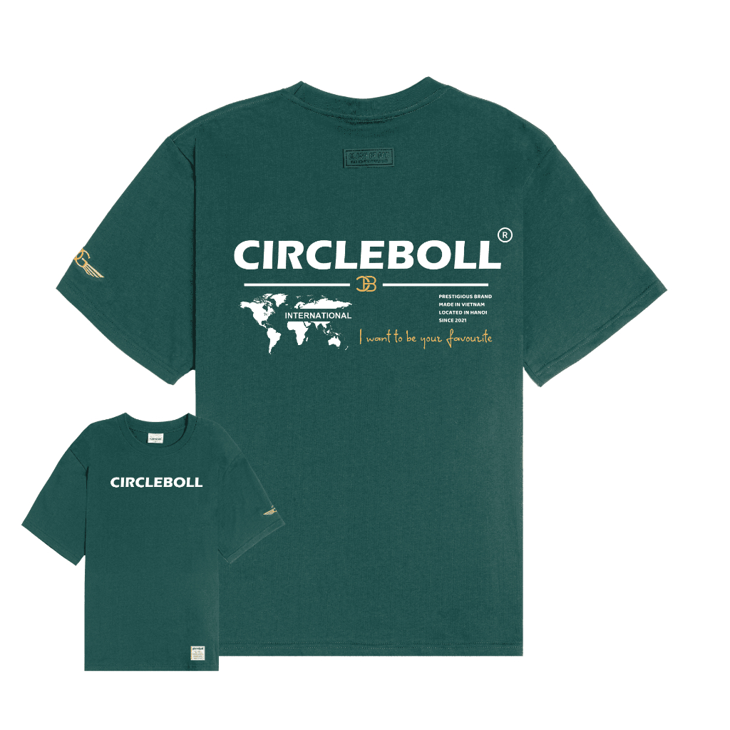 Áo Thun Nam Nữ Unisex 100% Cotton Chính Hãng Circleboll Basic Tee International