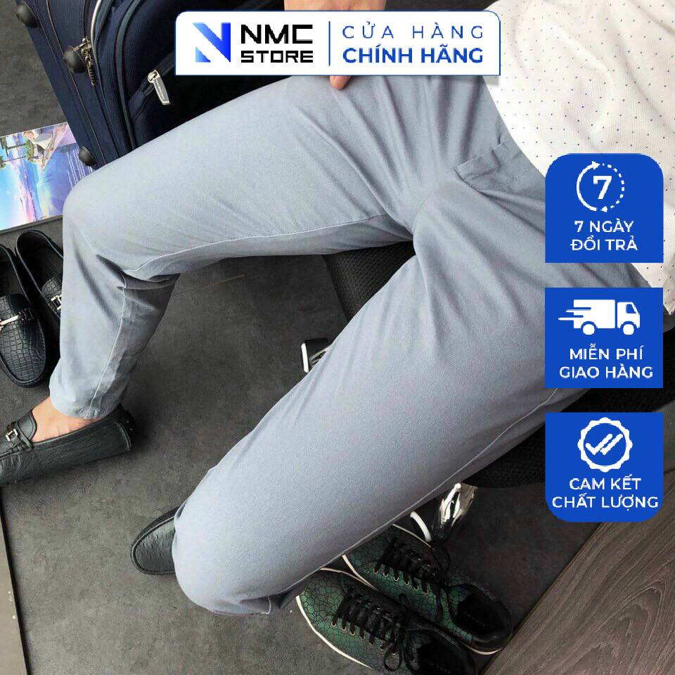 Quần kaki nam ôm dáng chất liệu vải thấm hút cao cấp - NMC STORE