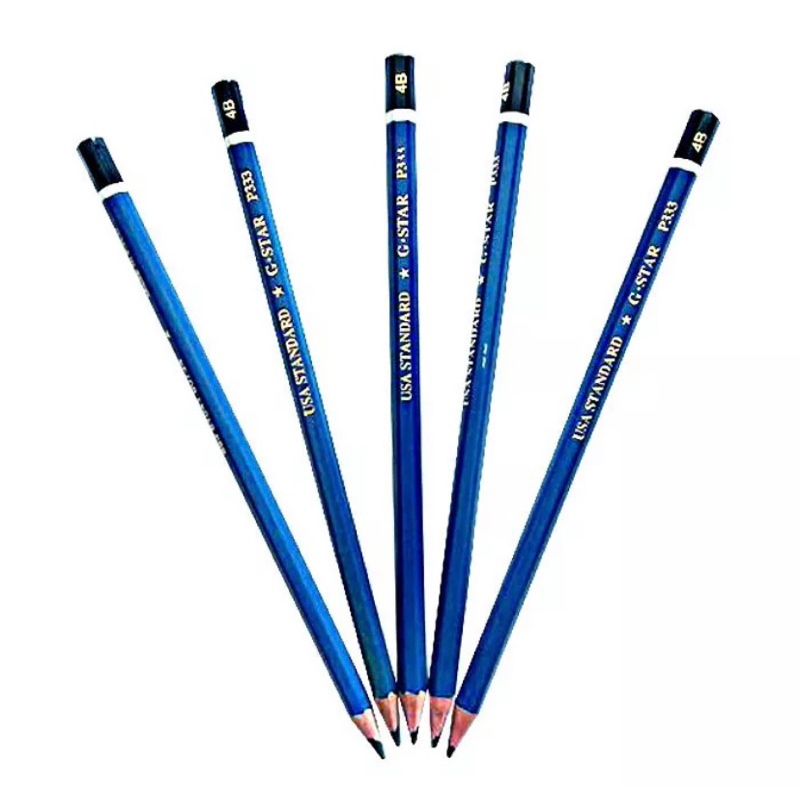 Hộp 12 cây bút chì gỗ P333 G-Star 2B/3B/4B/5B/6B