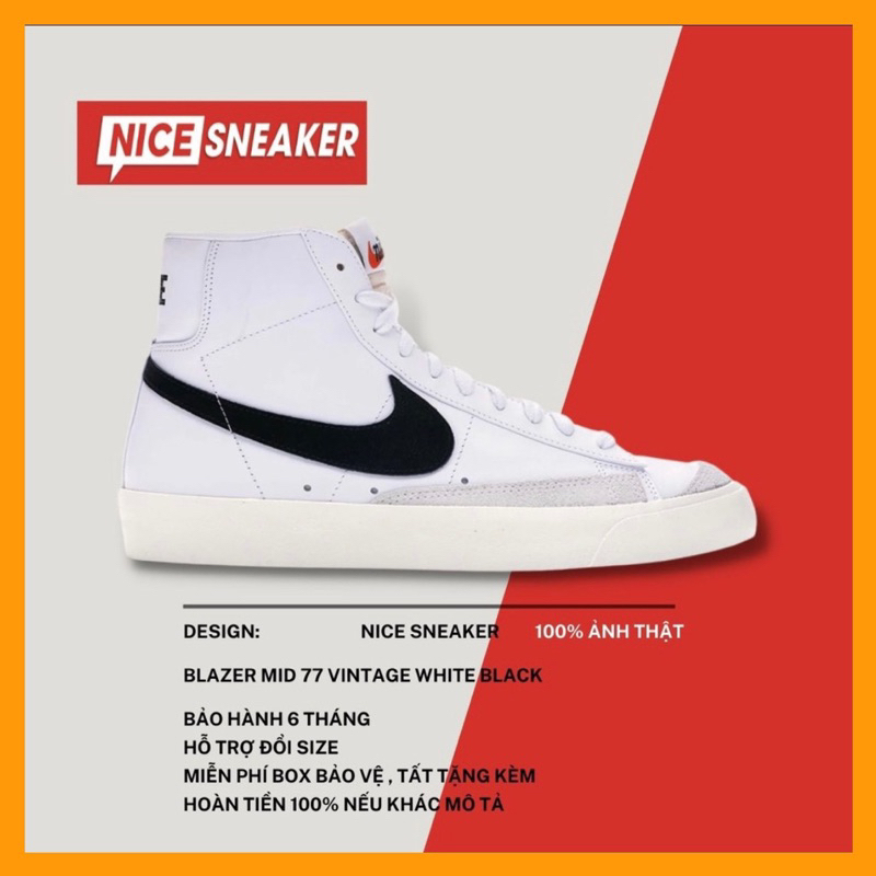 Giày_nike blazer mid 77 cổ cao bản cao cấp đủ size nam nữ full phụ kiện